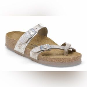 Birkenstock silver Metallic Sandals size 42 / 11